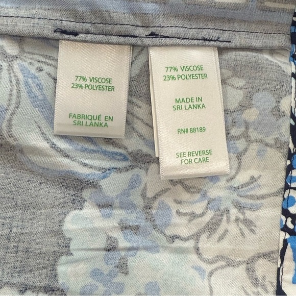 Lilly Pulitzer XXS IONA SLEEVELESS TOP Low Tide Navy Bouquet Tank NWT Floral $98 - Picture 15 of 16